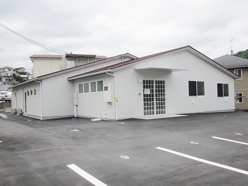 ツーバイフォー工法の「デイサービスセンターあんしん」