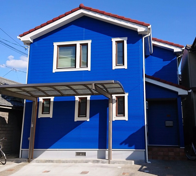 北欧住宅の外壁　大胆なイメージチェンジ