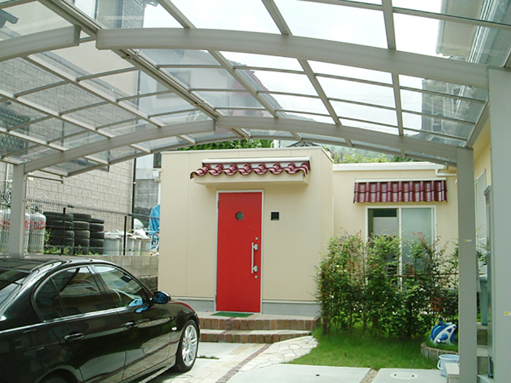 お洒落な事務所の増築