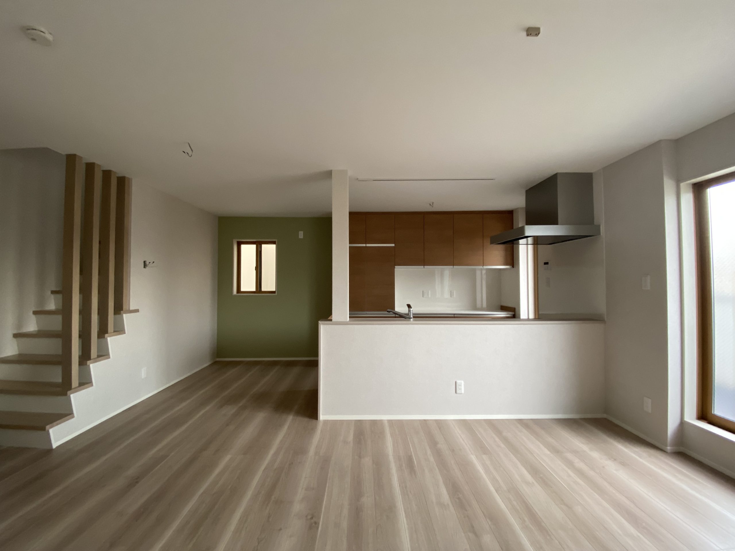 広々としたLDKの二世帯住宅